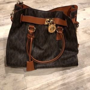 Michael Kors Hamilton Large Logo Purse